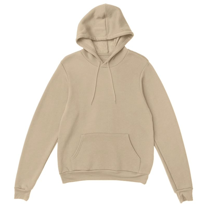 Basic Kadın Hoodie - Bej