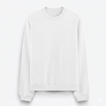 Premium Kadın Sweat Oversize - Beyaz