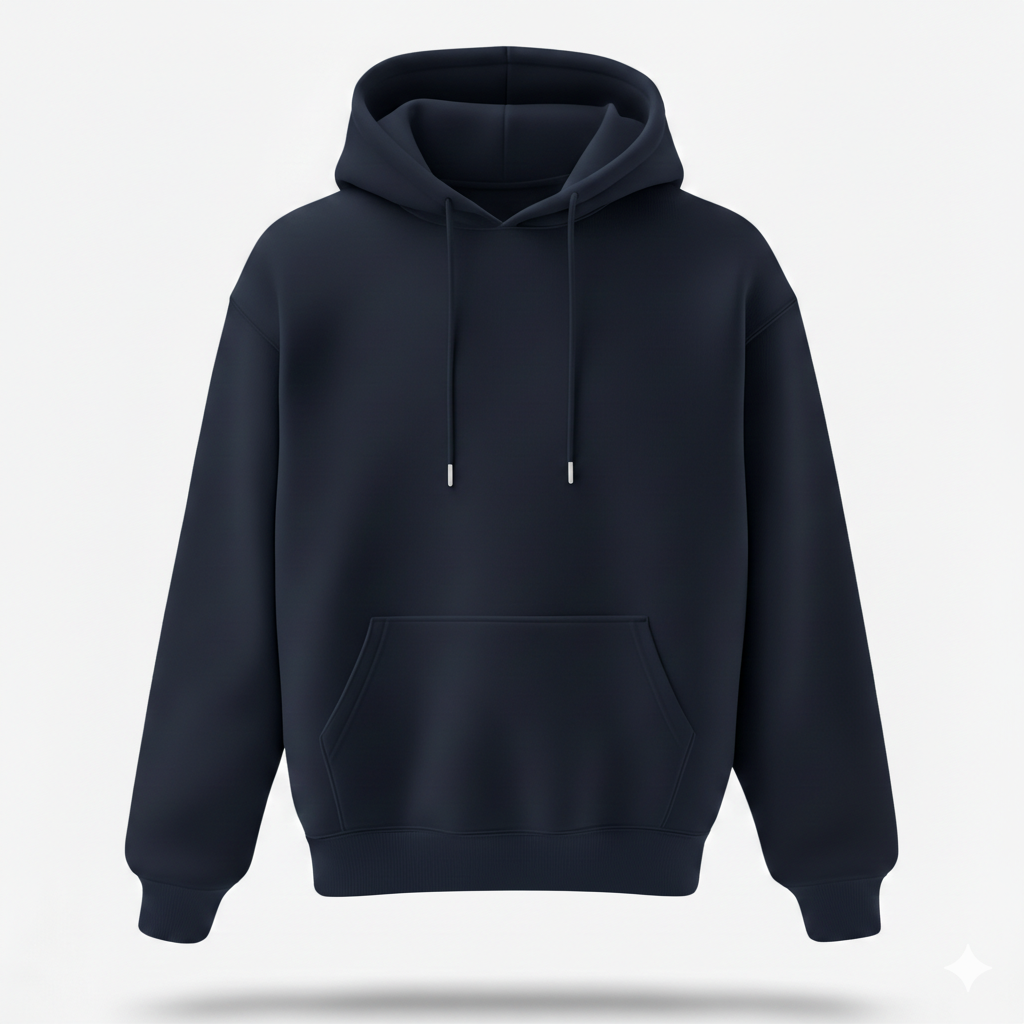 Premium Kadın Hoodie Oversize - Lacivert
