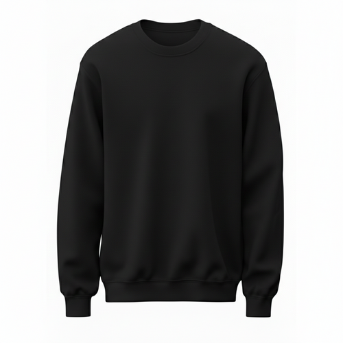 Basic Erkek Sweatshirt - Siyah